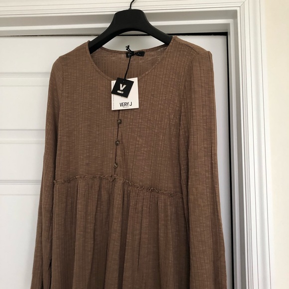 Very J brown dress - Picture 2 of 8